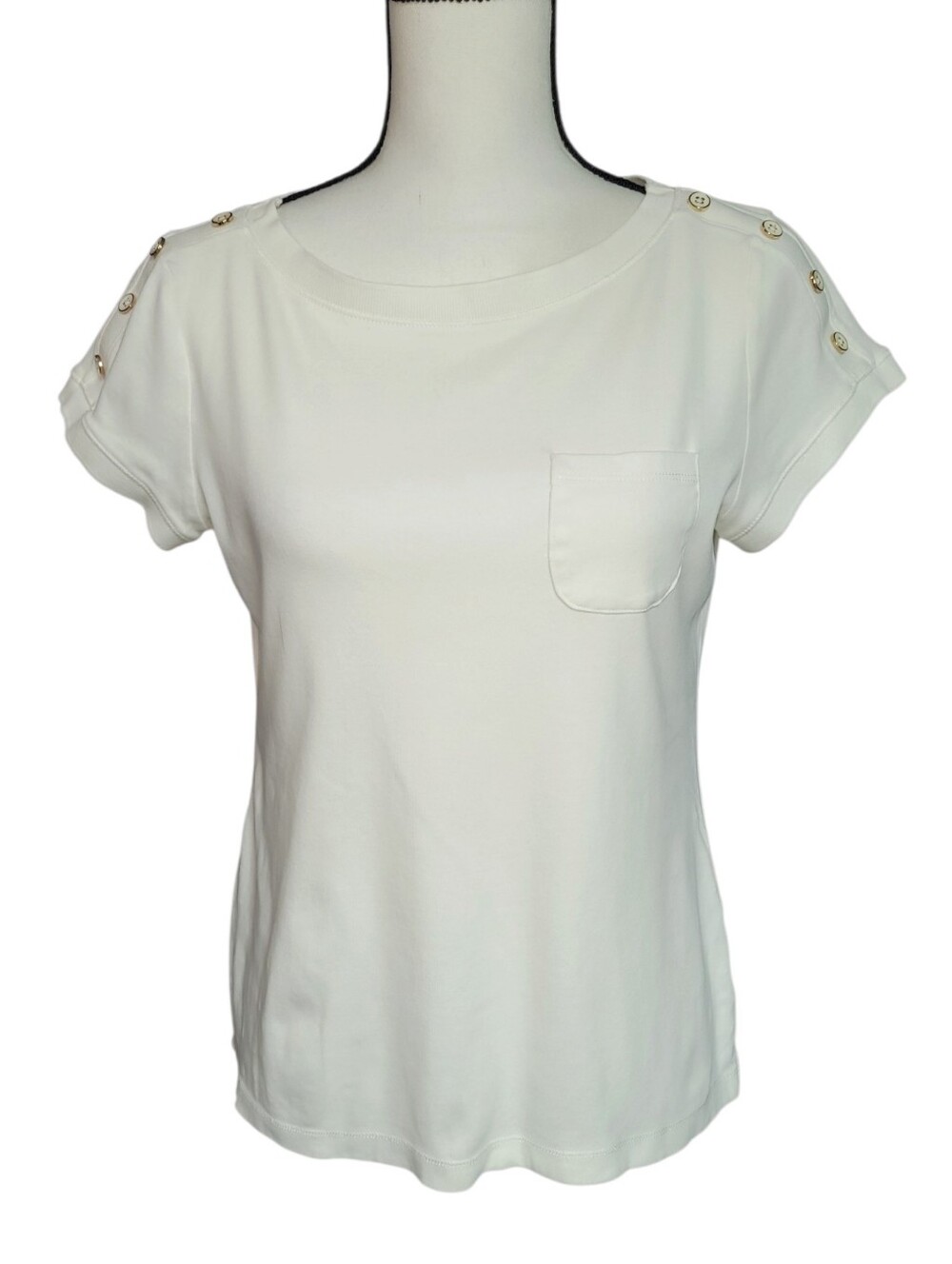 Talbots Stretch Weekend Tee